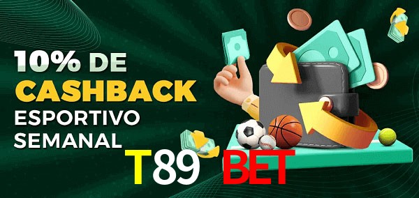 10% de bônus de cashback na T89 BET
