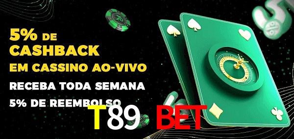 Promoções do cassino ao Vivo T89 BET